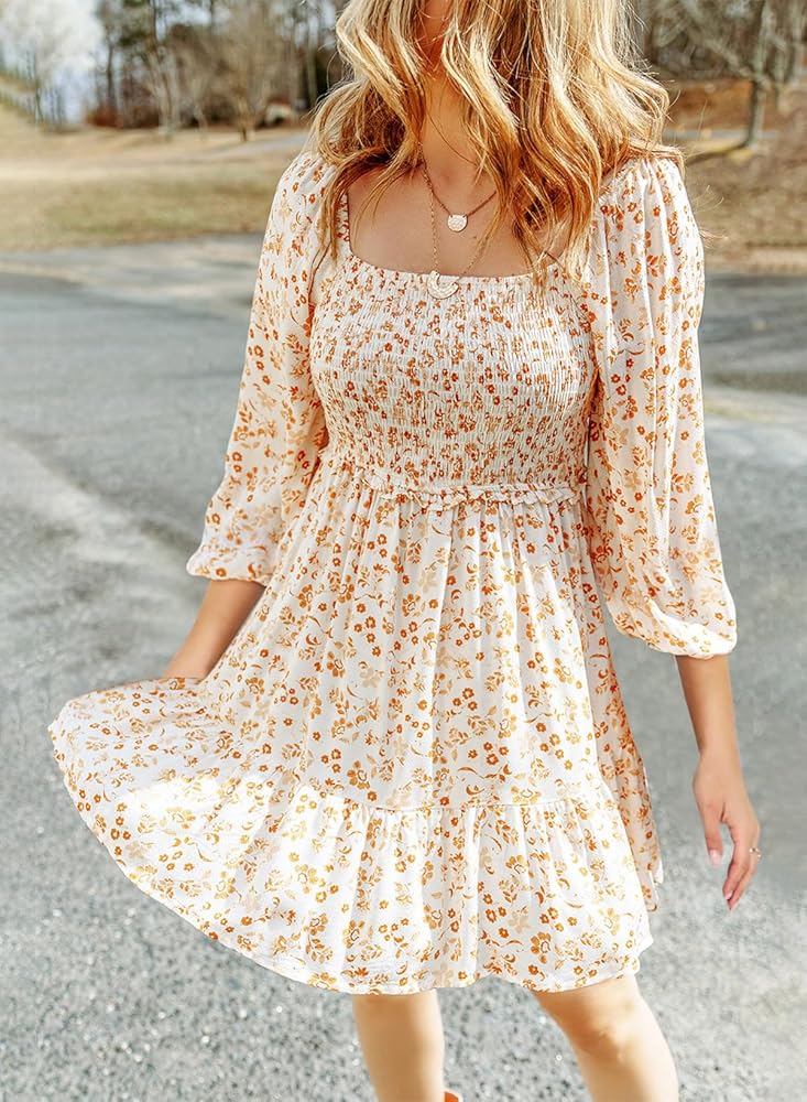 ワンピース FLOWOOM Baby Doll Mini Dress(4color) Baby Doll Mini Dress(4color) - FLOWOOM